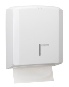 Paper towel dispenser steel white epoxy finish